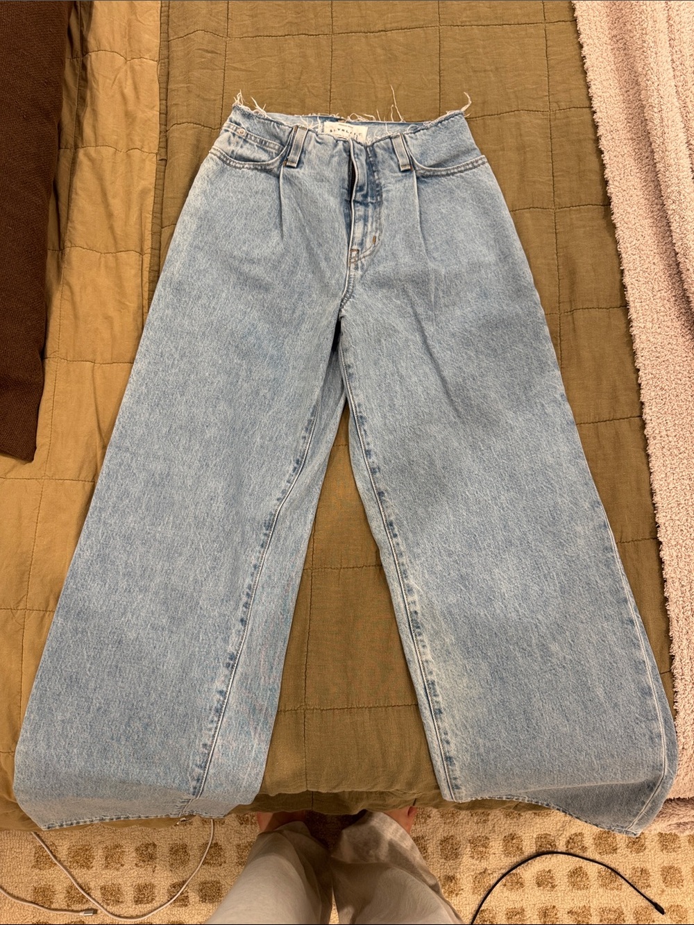 SLVRLAKE Light Blue Wide Leg Women’s Jeans